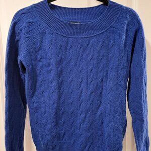 TALBOTS | Pure Cashmere Cable Sweater Petite Medium